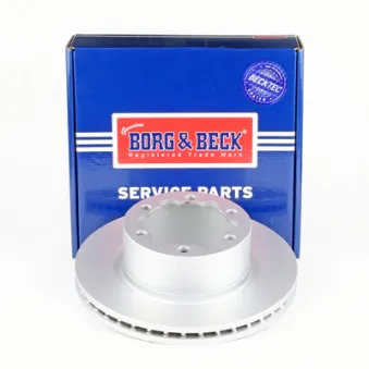 Jeu de 2 disques de frein arrière BORG & BECK BBD6255S