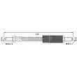 Flexible de frein BORG & BECK BBH6134 - Visuel 2