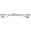 Flexible de frein BORG & BECK BBH6413 - Visuel 1