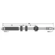 Flexible de frein BORG & BECK BBH6647 - Visuel 2