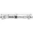 Flexible de frein BORG & BECK BBH6983 - Visuel 2