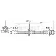 Flexible de frein BORG & BECK BBH7017 - Visuel 2