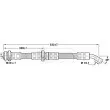 Flexible de frein BORG & BECK BBH7201 - Visuel 1