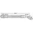 Flexible de frein BORG & BECK BBH7235 - Visuel 1