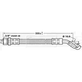 Flexible de frein BORG & BECK BBH7235