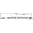 Flexible de frein BORG & BECK BBH7247 - Visuel 1