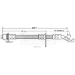 Flexible de frein BORG & BECK BBH7357 - Visuel 2