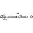 Flexible de frein BORG & BECK BBH7400 - Visuel 1