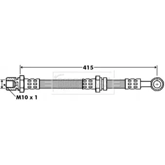 Flexible de frein BORG & BECK BBH7400