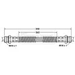 Flexible de frein BORG & BECK BBH7454 - Visuel 1