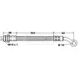 Flexible de frein BORG & BECK BBH7460 - Visuel 1