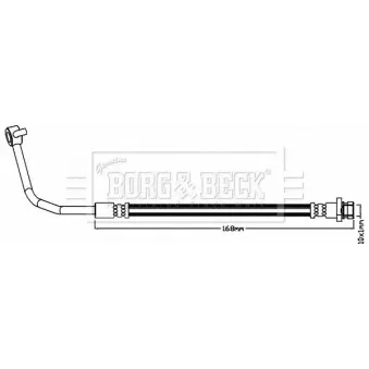Flexible de frein BORG & BECK BBH8215