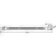 Flexible de frein BORG & BECK BBH8339 - Visuel 2