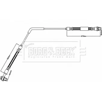 Flexible de frein BORG & BECK BBH8498