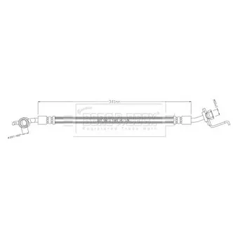 Flexible de frein BORG & BECK BBH8902