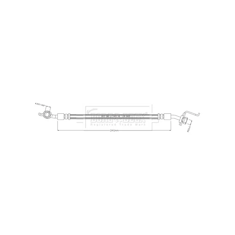 Flexible de frein BORG & BECK BBH8903