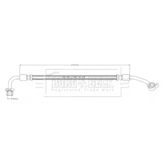 Flexible de frein BORG & BECK BBH8917