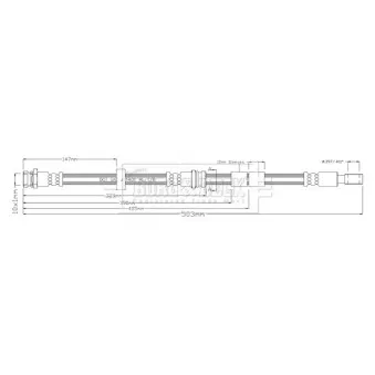 Flexible de frein BORG & BECK BBH8918