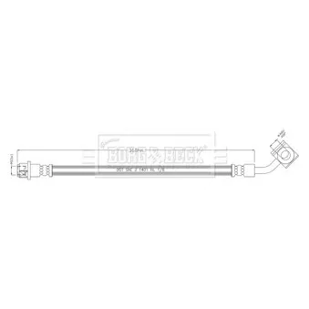 Flexible de frein BORG & BECK BBH8935