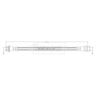 Flexible de frein BORG & BECK BBH8937