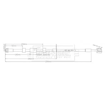 Flexible de frein BORG & BECK BBH8940