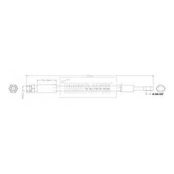 Flexible de frein BORG & BECK BBH8944