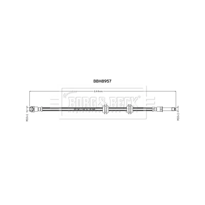 Flexible de frein BORG & BECK BBH8957
