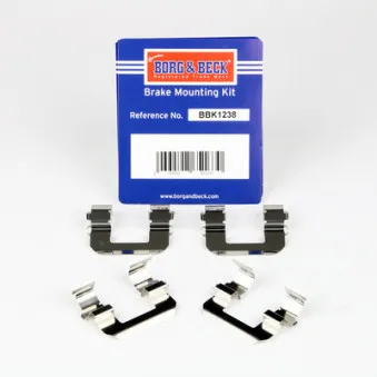 Kit d'accessoires, plaquette de frein à disque BORG & BECK BBK1238