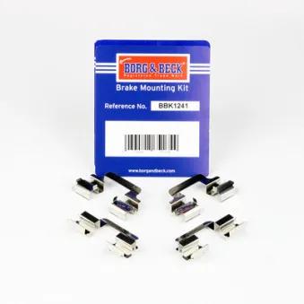 Kit d'accessoires, plaquette de frein à disque BORG & BECK BBK1241