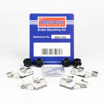 Kit d'accessoires, plaquette de frein à disque BORG & BECK BBK1506