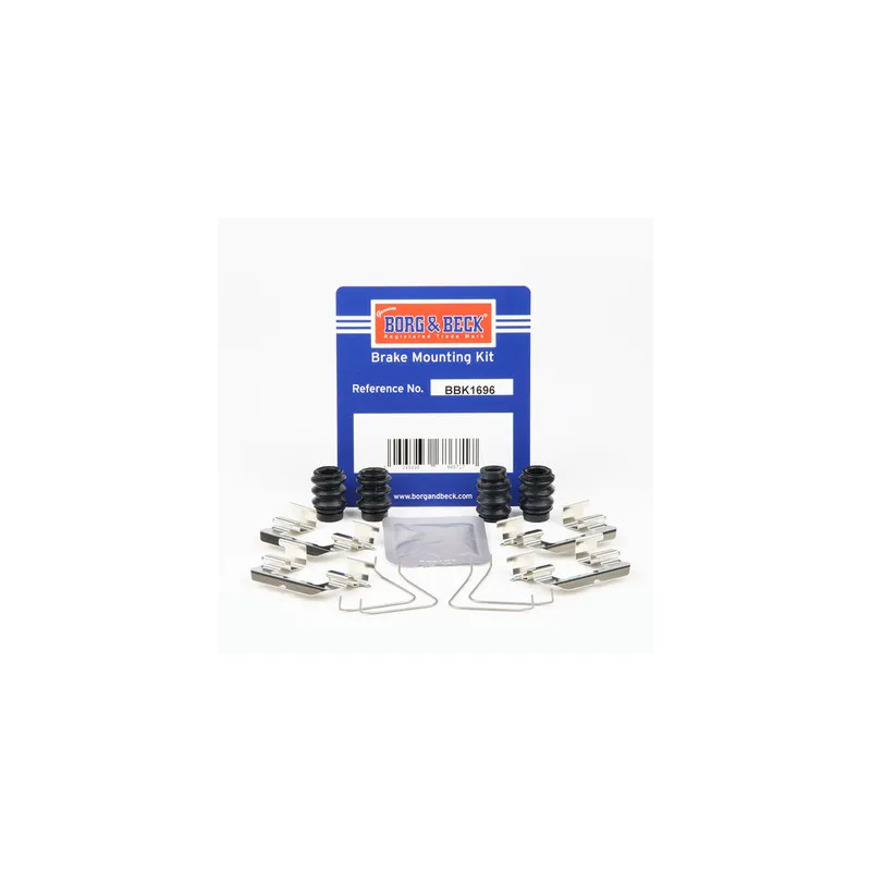 Kit d'accessoires, plaquette de frein à disque BORG & BECK BBK1696