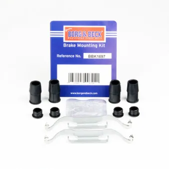 Kit d'accessoires, plaquette de frein à disque BORG & BECK BBK1697