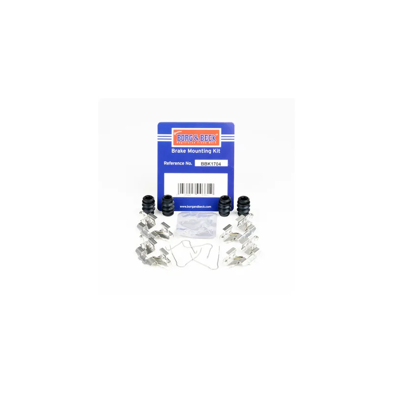 Kit d'accessoires, plaquette de frein à disque BORG & BECK BBK1704