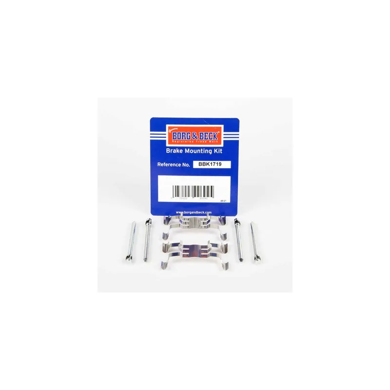 Kit d'accessoires, plaquette de frein à disque BORG & BECK BBK1719