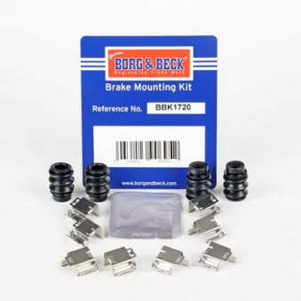 Kit d'accessoires, plaquette de frein à disque BORG & BECK BBK1720