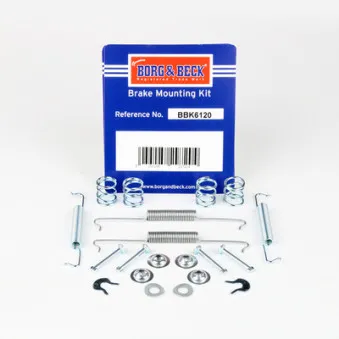 Kit d'accessoires, plaquette de frein à disque BORG & BECK BBK6120