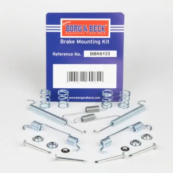 Kit d'accessoires, plaquette de frein à disque BORG & BECK BBK6133