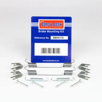 Kit d'accessoires, plaquette de frein à disque BORG & BECK BBK6176
