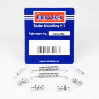 Kit d'accessoires, plaquette de frein à disque BORG & BECK BBK6209