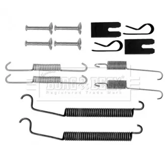 Kit d'accessoires, plaquette de frein à disque BORG & BECK BBK6218