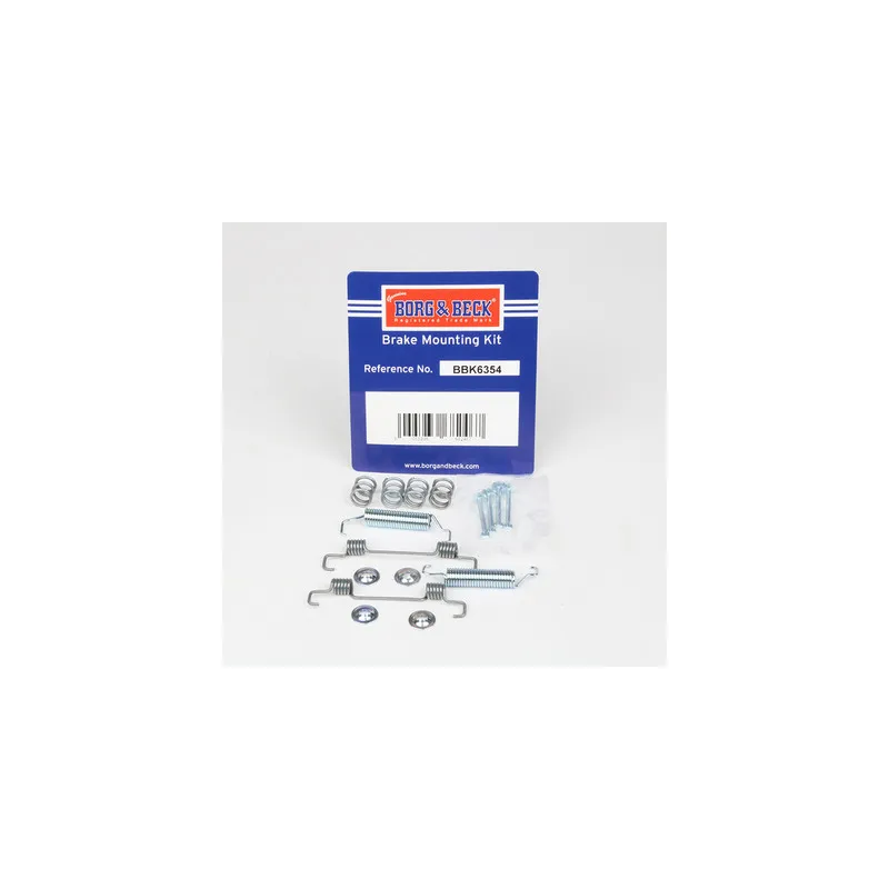 Kit d'accessoires, mâchoires de frein de stationnement BORG & BECK BBK6354