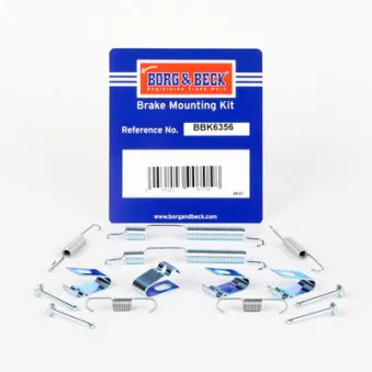 Kit d'accessoires, mâchoire de frein BORG & BECK BBK6356