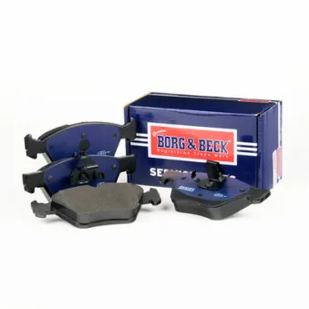Jeu de 4 plaquettes de frein avant BORG & BECK BBP1393