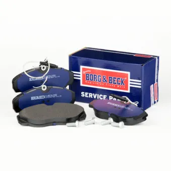 Jeu de 4 plaquettes de frein avant BORG & BECK BBP1561
