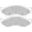 Jeu de 4 plaquettes de frein avant BORG & BECK BBP1794 - Visuel 1