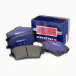 Jeu de 4 plaquettes de frein avant BORG & BECK BBP2806 - Visuel 2
