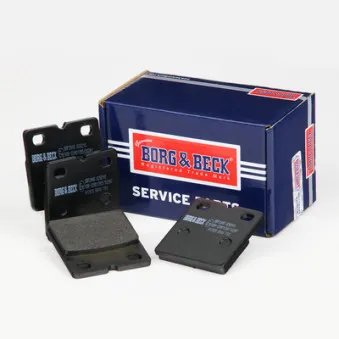 Jeu de 4 plaquettes de frein arrière BORG & BECK BBP2846