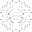 Tambour de frein BORG & BECK BBR7282 - Visuel 1