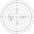 Tambour de frein BORG & BECK BBR7285 - Visuel 3