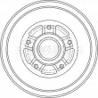 Tambour de frein BORG & BECK BBR7289 - Visuel 1